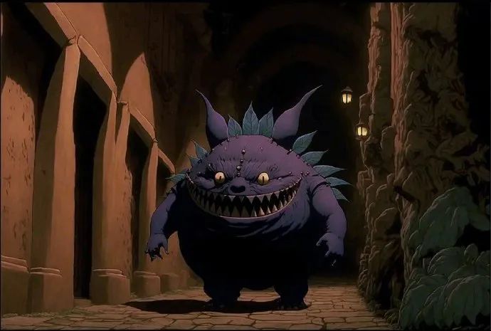 AI绘图吉卜力风格的宝可梦世界，这也太酷了