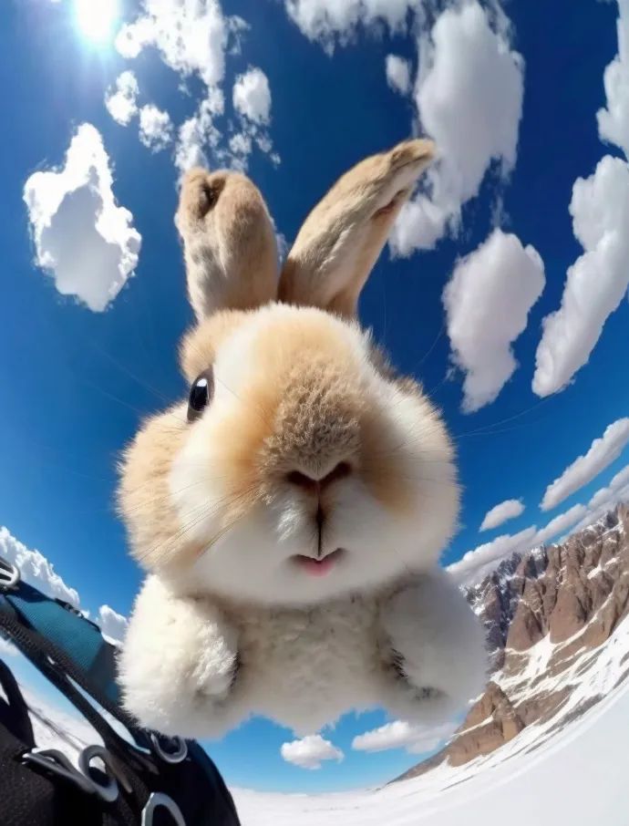 飞翔兔兔！飞一般的可爱